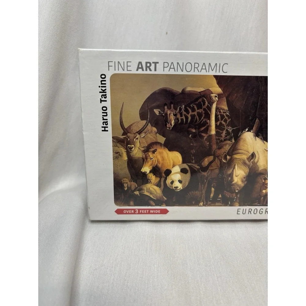 Eurographics Fine Art Panoramic Noah's Ark 1000 Piece Puzzle Haruo Takino